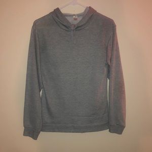 Gray hoodie